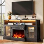 🎄2025 Christmas Sales🎅🏠Three-Sided Glass Electric Fireplace TV Stand!🔥
