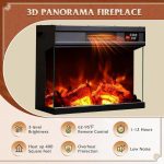 🎄2025 Christmas Sales🎅🏠Three-Sided Glass Electric Fireplace TV Stand!🔥 - Image 7