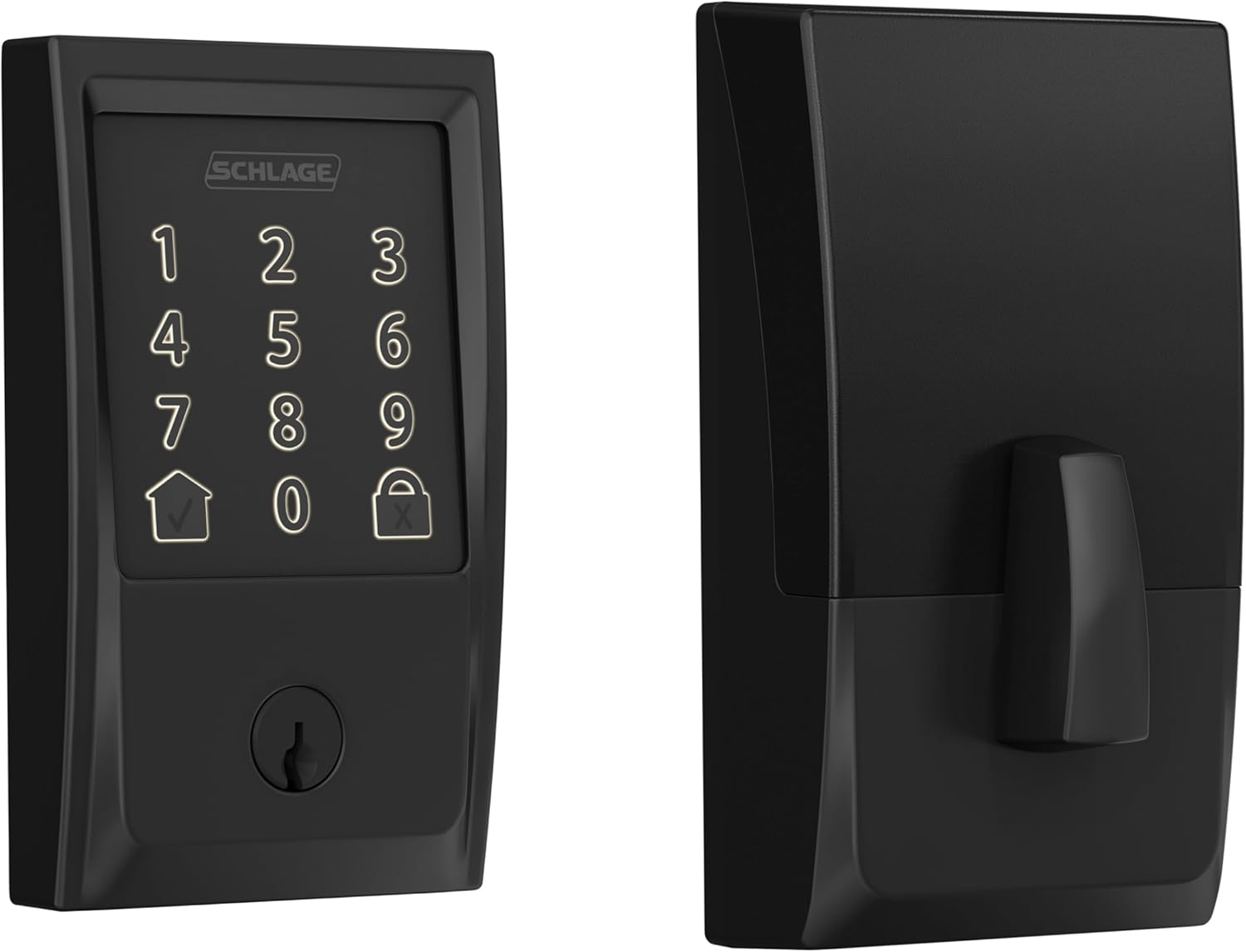 1 Schlage Encode Smart WiFi Deadbolt Lock for Front Door - Keyless Entry with App or Touchscreen - Works with Alexa, Hey Google, & Airbnb - Create Codes for Guests - Image 1