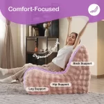 🎄2025 Christmas Sales🎅🔥Clearance sale✨Buy 1 Get 1 Free🎁Giant Oversized Fluffy Bean Bag for Fireside, Big Bean Bag Lounger Floor Chair for Home - Image 6