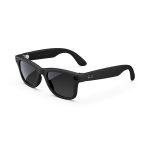 Ray-Ban | Meta Wayfarer (Gen 1) with Meta AI, photo and video capture - Large Matte Black, Polarized Gradient Graphite lenses