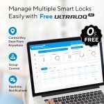 ULTRALOQ U-Bolt Pro WiFi Smart Lock with Door Sensor, 8-in-1 Keyless Entry Door Lock with Fingerprint ID, App Remote Control, Built-in WiFi Keypad Deadbolt, Auto Unlock, IP65 Waterproof, Easy Install - Image 5