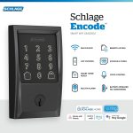 Schlage Encode Smart WiFi Deadbolt Lock for Front Door - Keyless Entry with App or Touchscreen - Works with Alexa, Hey Google, & Airbnb - Create Codes for Guests - Image 2