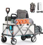 🎄2025 Christmas Sales🎅✨️W1 Pro Carry Wagon 200L - Large Capacity Utility Wagon for Shopping, Sports, Camping，Garden，Grocery - Image 3