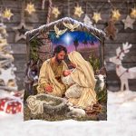 Jesus is Lord Outdoor Décor - Yard, Porch, Garden, and Indoor Home Décor Handcrafted in USA by Gelsinger - Nativity Holiday Décor - Image 3